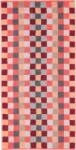 Cawö Prosop Unique ecosez 70 x 140 cm roșu coral (942 70/140 22) Prosop