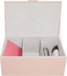 Stackers Cutie pentru depozitare Stackers cu 3 compartimente, cu 3 compartimente roz (75642)