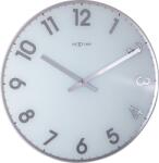 NeXtime Стенен часовник Reflect бял (8190WI)