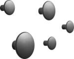 Muuto Agățători de perete Dots Metal negre 5 buc (DOTMES502) Agatator cuier