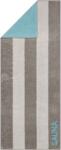 Cawö Prosop Sauna cu dungi 80 x 200 cm plumburiu-turcoaz (599 80/200 34) Prosop