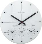 NeXtime Стенен часовник Big City 43 см бял (8197WI)