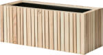 SQUARELY Ghiveci cu sistem de autoudare GrowWIDE frasin natural cu orificii pentru accesorii de agățat (113-1A1)