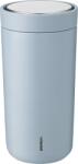 Stelton Термочаша To-Go Click с двойни стени от стомана 400 мл небесносиня (685-27)