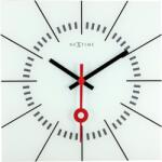 NeXtime Стенен часовник Stazione бял (8636wi)