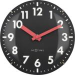 NeXtime Стенен или настолен часовник Duomo Mini черен (3533ZW) Будилник