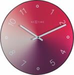 NeXtime Стенен часовник Gradient червен (8194RO)
