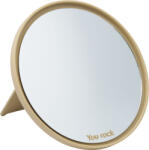Design Letters Oglindă cosmetică mică Mirror Mirror You Rock bej (10101300BEYOUROCK)