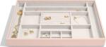 Stackers Casetă pentru bijuterii Stackers cu 16 compartimente supersize roz deschis (74398)