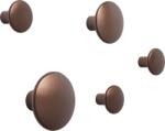 Muuto Agățători de perete Dots Metal umbra 5 buc (DOTMES510) Agatator cuier