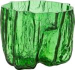 Kosta Boda Vază Crackle 17, 5 cm verde cristalică (7042216)