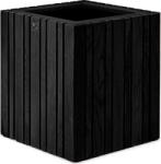 SQUARELY Ghiveci cu sistem de autoudare GrowMORE lemn de frasin negru (106-2A3)