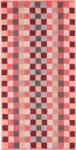 Cawö Prosop Unique ecosez 50 x 100 cm roșu coral (942 50/100 22) Prosop