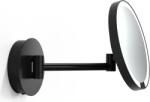 Decor Walther Oglindă cosmetică cu efect de lupă x5 Just Look Plus negru mat de perete cu intrare USB (0125660)