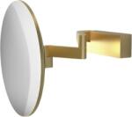 Decor Walther Oglindă cosmetică cu efect de lupă x5 Vision R Unlit aurie mat de perete (0126582)