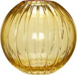 Hübsch Vază Fleur rotundă 17 cm galbenă (661505)