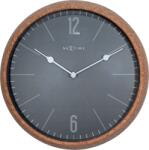 NeXtime Стенен часовник Cork сив (3509GS)