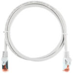 NIKOMAX Patch kábel S/FTP CAT6a LSOH, Essential Series, 2m, fehér (NMC-PC4SA55B-ES-020-C-WT) - hobasec