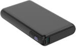 Platinet Power Bank hordozható töltő 30000mAh, 2 USB-C, 1 USB-A, 100W, PD, QC, Li-Ion, fekete (PMPB30DL301B) - hobasec