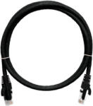 NIKOMAX Patch kábel UTP, CAT6, PVC, 1m, fekete (NMC-PC4UE55B-010-BK) - hobasec