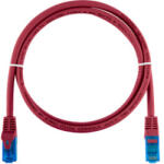NIKOMAX Patch kábel UTP, CAT6, LSZH, Essential Series, 1m, piros (NMC-PC4UE55B-ES-010-C-RD) - hobasec