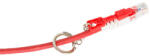 NIKOMAX Patch kábel UTP, CAT6, LSZH, zárral, 1m, piros (NMC-PC4UE55B-010-CS-RD) - hobasec