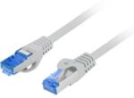 Lanberg PCF6A-10CC-0025-S Szürke 0, 25 M Cat6a S/FTP (S-STP) hálózati kábel (PCF6A-10CC-0025-S)