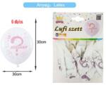 Ante Europe kft Lufi csomag lány kérdőjel rózsaszín felirattal 30cm 6db (5999048888686)