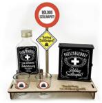 Neves Ajándék Elsősegély Dobozos Pálinkás Szett Boldog Születésnapot (VDP001)