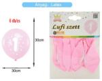 Ante Europe kft Lufi csomag rózsaszín, 1-es szám, 30cm, 6db (5999048889133)