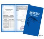0|Neves Ajándék Bizonyítvány - Horgász Diploma - Horgász ajándék (BIZ037)
