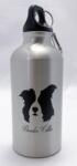 Perfect Home Kulacs 400 ml ezüst BORDER COLLIE