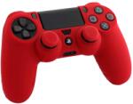 FR-TEC Basics PS4 kontroller gumiborítás és analóg kupak piros (FT0016) (FT0016) (FT0016)