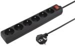 PremiumCord 6 Plug 3 m Switch (PPA6K-03BK)