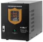 KEMOT Uninterruptible power supply KEMOT PROsinus-2200 converter with pure sine wave and charging function 12V 230V 2200VA/1600W - black color (URZ3431B)
