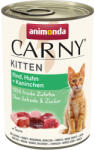 Animonda 12x400g animonda Carny Kitten marha, csirke & nyúl nedves macskatáp
