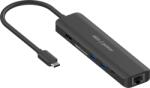AlzaPower USB-C Dock Station 7in1 (140 W) - fekete (APW-HCC7Bx140)