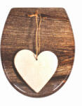 SCHÜTTE WC ülőke WOOD HEART | Duroplast, Soft Close