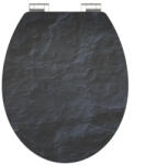 SCHÜTTE WC ülőke BLACK STONE | MDF HG, Soft Close (485362)
