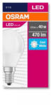 OSRAM LED izzó, E14, kisgömb, P45, 5, 7W, 470lm, 4000K (HF), OSRAM Value (OLEDE1406) (OLEDE1406)
