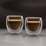 Vog & Arths Duplafalú espresso üveg kávéscsésze 2 db-os 80 ml (57176H)