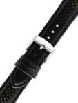 Morellato Curea din piele galbenă și neagră Morellato Lipari 5966237.897 M 22 mm
