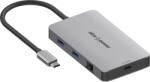 AlzaPower Metal USB-C Dock Station 7in1 Dual Screen - asztroszürke (APW-HCA72SY)