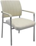 RFG Посетителски стол RFG Glos M, до 120кг. макс тегло, еко кожа, бежов (B-35/BEIGE/1PC)