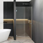 RIHO SCANDIC NXT 101 balos zuhanyajtó 90 cm, króm G001005120 (G001005120)