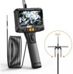 Inskam S10 endoszkóp forgatható funkcióval, 5" kijelző, 3, 9 mm-es szonda, 1080p, 2 m hosszú kábel (S10-3.9mm-2m-flexible-single-lens)