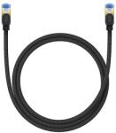 Baseus gyors internet kábel RJ45 cat. 7 10Gbps 1m fonott fekete