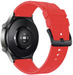  Szilikon szíj Huawei Watch GT 2/3/4/2 Pro/3 Pro/4 Pro/GT 2e 46mm-hez - piros