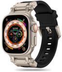 Tech-Protect Delta Pro szíj Apple Watch 4 / 5 / 6 / 7 / 8 / 9 / SE / Ultra 1 / 2 (42/44/45/49 mm) - fekete-titán