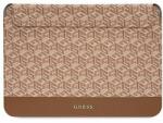 GUESS GCube Stripes tok 14" -es laptophoz - barna